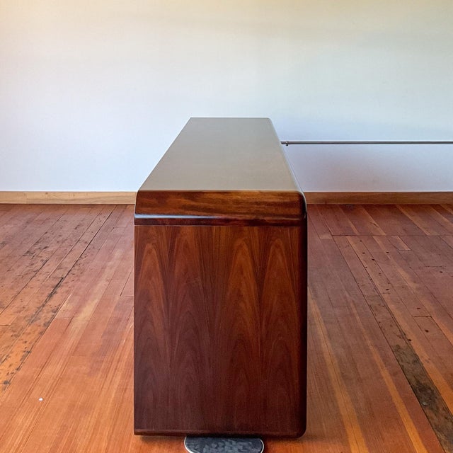 Mid-Century Modern 1970s Dyrlund Supreme Credenza in Rosewood For Sale - Image 3 of 17