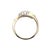 Modern 14k Yellow Gold Pave Diamond Serpent Ring With 0.57 Carat Weight of Diamond, Size 6.75 For Sale - Image 3 of 8