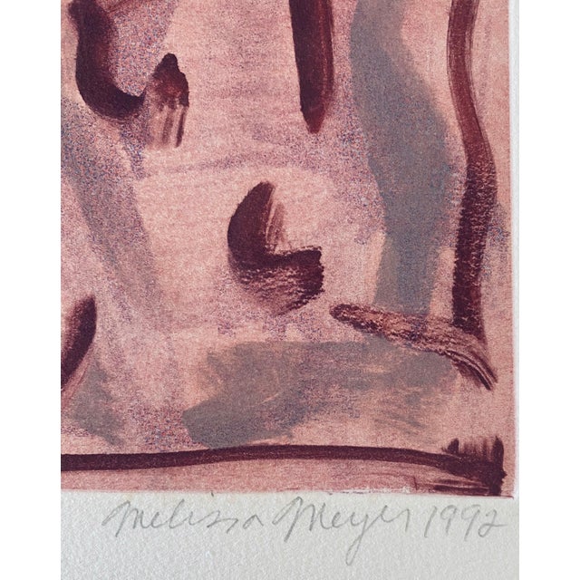 Melissa Meyer Melissa Meyer, Female American Abstract Expressionist Artist Color Monoprint Melissa Meyer, 1992 For Sale - Image 4 of 9
