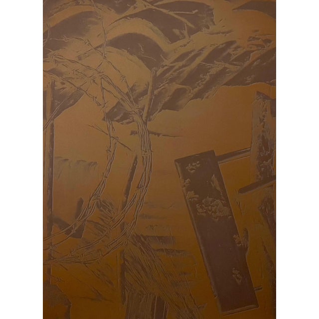 Paul Sarkisian, 1971 Tamarind Print Landscape Lithograph Paul Sarkisian Photo Realist Americana, 1971 For Sale