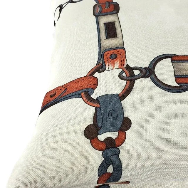 Gaston Y Daniela Linares in Azul and Teja Pillow Cover For Sale - Image 4 of 7