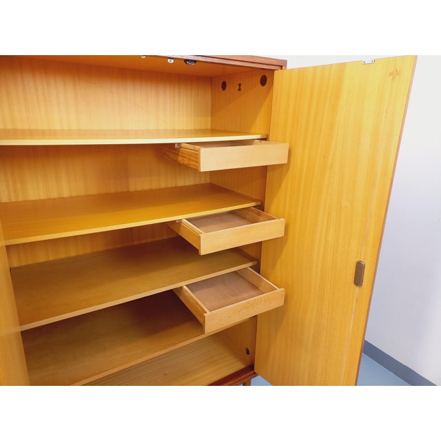 Mid-Century Scandinavian-Style Teak Wardrobe, 1960s For Sale - Image 15 of 16