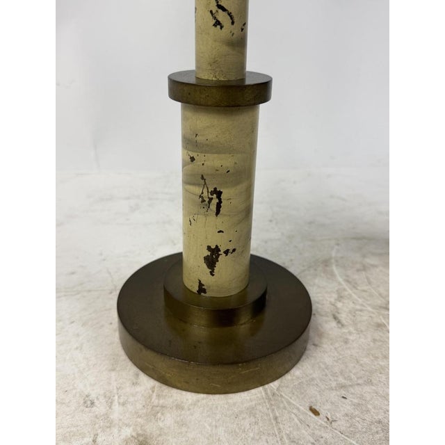 Art Deco Brass Candleholders, 1920s, Set of 2 For Sale - Image 9 of 14