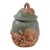 Large 11.5” Vintage Leo & Karin Villaroman Coastal Marine Sculptural Lidded Stoneware Vessel For Sale