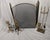 Vintage Brass Fireplace Ensemble With Folding Screen, Andirons & Fire Tools For Sale - Image 9 of 18