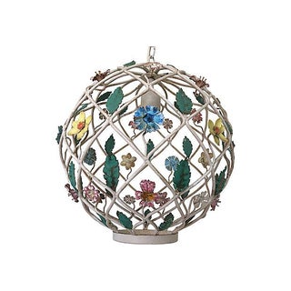 1950s Italian Lattice Pendant For Sale