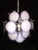 Purple Disc Murano Chandelier from Vistosi, 1970s For Sale - Image 8 of 9