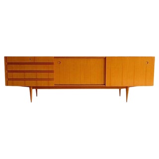 Cherrywood Sideboard with Sliding Doors from Wilhelm Renz, 1960s For Sale