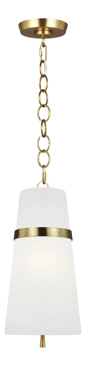Alexa Hampton by Visual Comfort Studio Cordtlandt Small Pendant, Brass