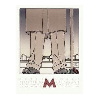 1980s "M" Peter Lorre, Directed by Fritz Lang, David Lance Goines Limited Run Film Poster For Sale