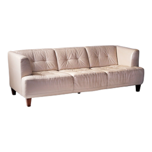 Alessia Italian Sofa Off White Leather