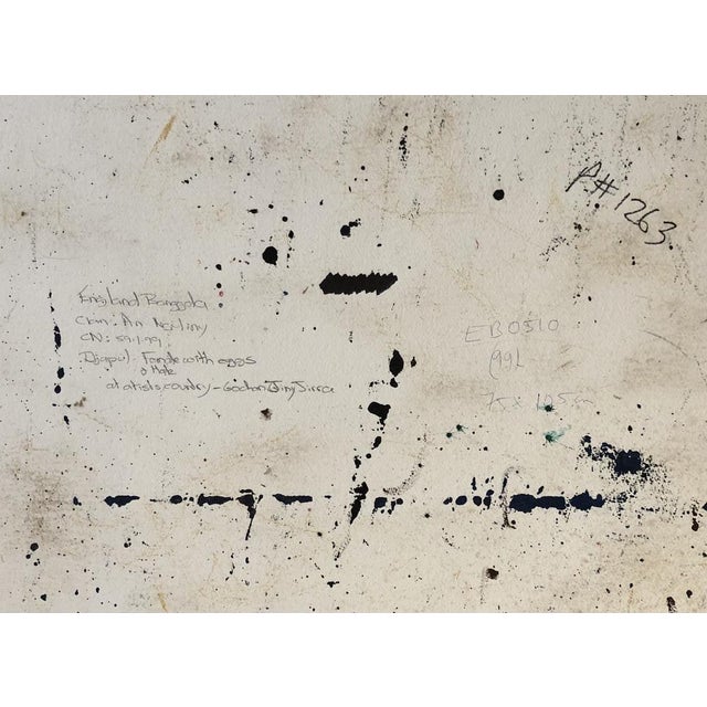 Peter Nabarlambarl, Oeuvre No. 1263, 1997, Pigment on Paper For Sale - Image 3 of 7