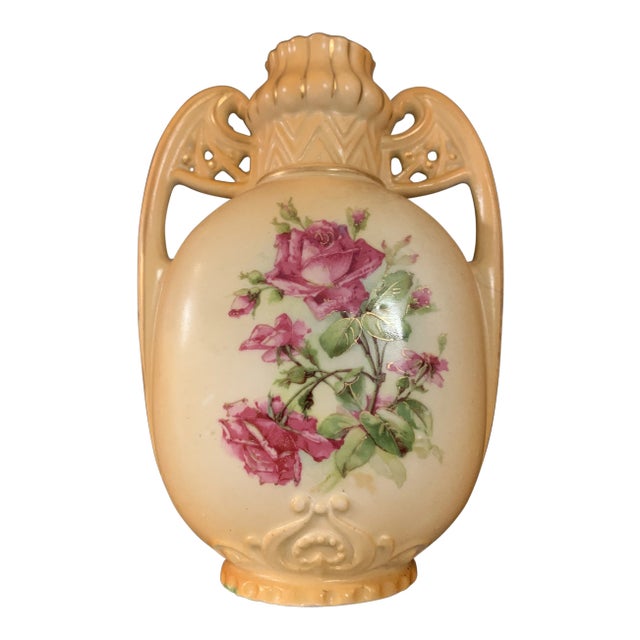 Early 20th Century Hand Painted Australia Vase For Sale