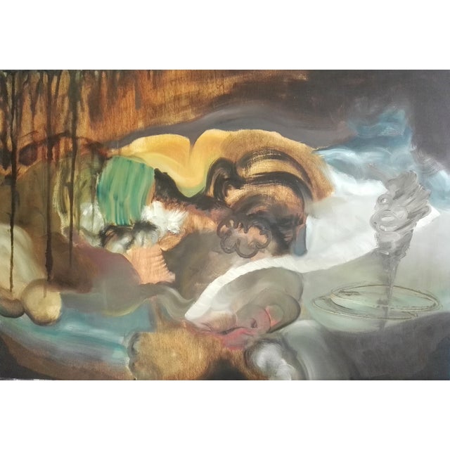 Stefano Mazzolini, Nuvoly, 1996, Oil on Wood For Sale