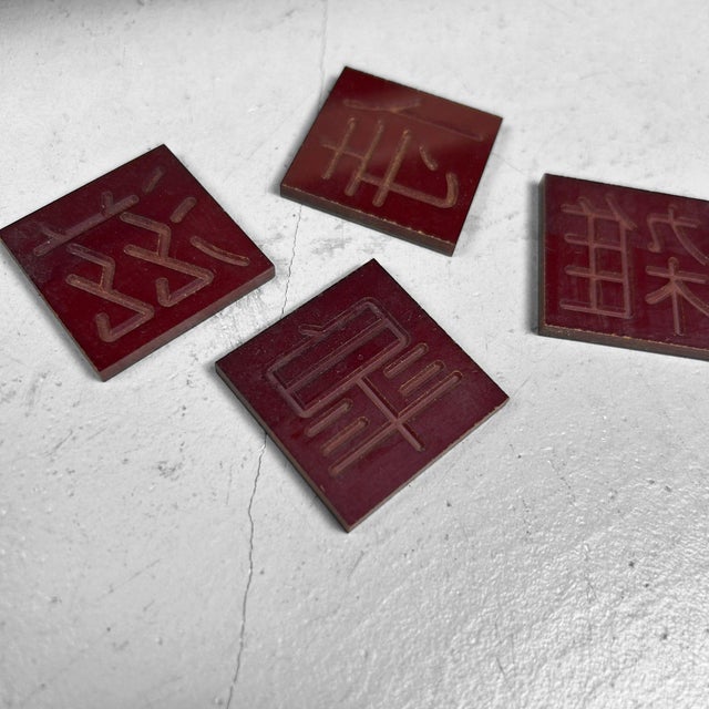 Wooden Letterpress Drawer, Japan, 1970s For Sale - Image 10 of 18