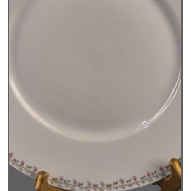 Mid 20th Century Limoges L. Bernardaud Gilded Handles Floral Border D & C France Platter #2 For Sale - Image 6 of 11