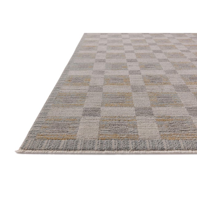 Contemporary Amber Lewis x Loloi Cali Mist / Wheat 3'-6" x 5'-6" Accent Rug For Sale - Image 3 of 7