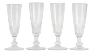 Champagne Glasses, 20th Century, Set of 4