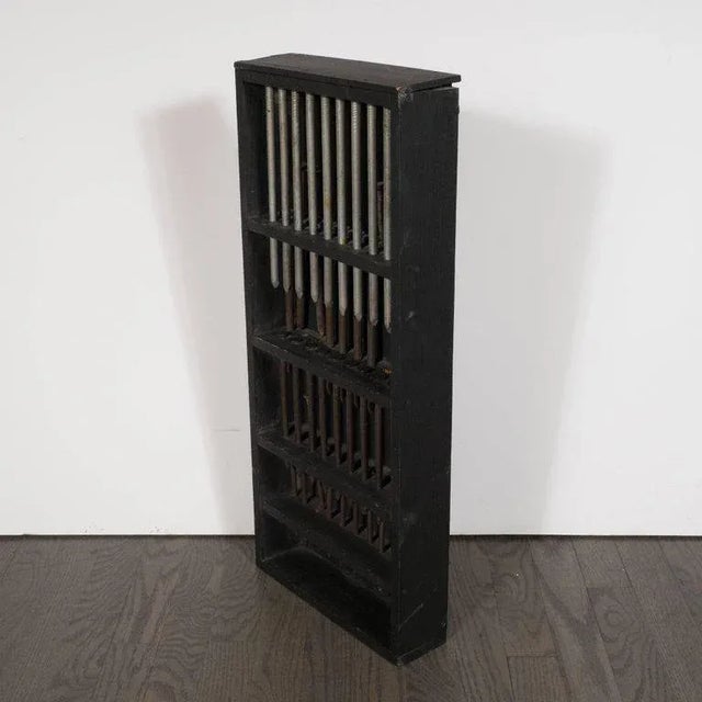 Abstract Untitled- Metal and Painted Wood Construction, in the Style of Louise Nevelson For Sale - Image 3 of 8