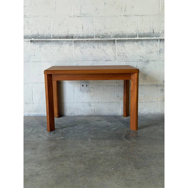 VSM Rectangular Side Tables Set of 2 Solid Teak Danish Mid-Century Modern 1960s For Sale In Los Angeles - Image 6 of 12