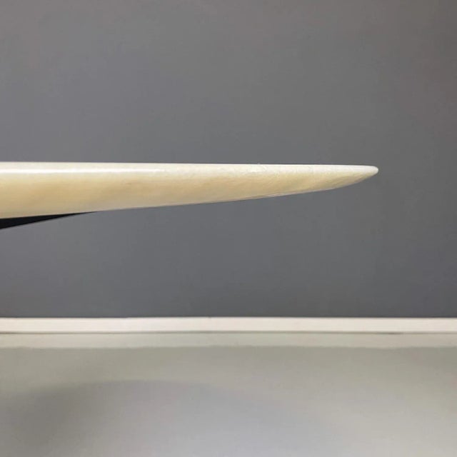 1950s Mid-Century Italian Modern Dining Table with Pink Portugal Marble Top, 1950s For Sale - Image 5 of 12