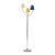 MidCentury Italian Triple Torch Floor Lamp by Di Lo Bosco & C. Sas of Cusano Milanino For Sale