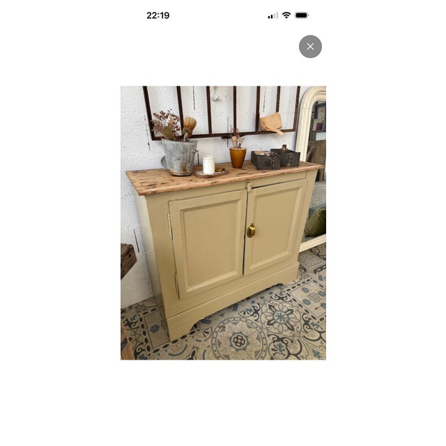 Beige Parisian Beige Buffet, 1940s For Sale - Image 8 of 9