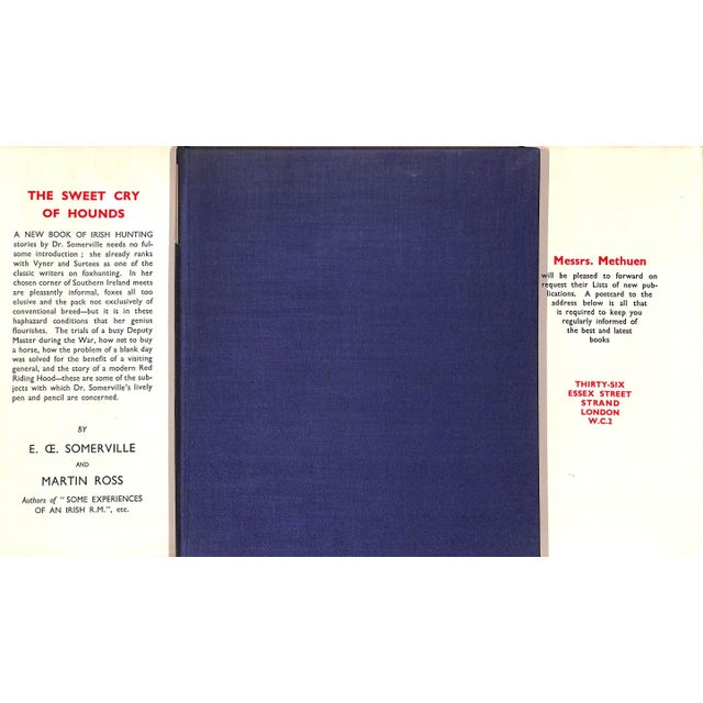 Traditional "The Sweet Cry of Hounds" 1936 Ross, Martin, Somerville, E. For Sale - Image 3 of 8