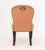 Edward Ferrell Victorian Style Button-Tufted Red Fabric Upholstered Slipper Chair For Sale In New York - Image 6 of 8