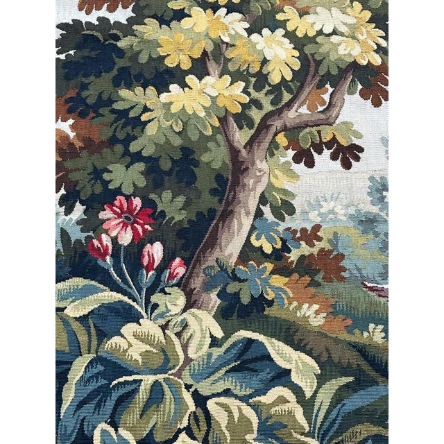 Mid-Century Modern French Handwoven Aubusson Tapestry, 1940s For Sale - Image 6 of 18