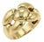 Cartier 18k Yellow Gold Puff Dome Band Ring - Size 5.75 For Sale