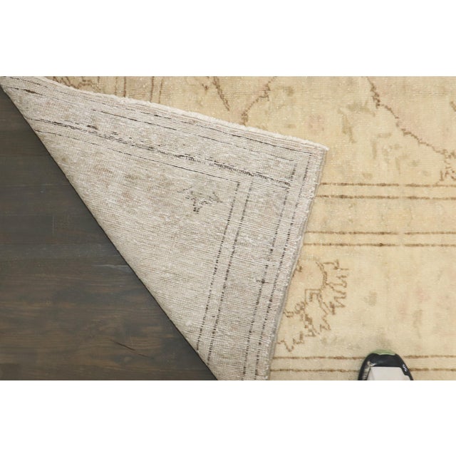 Folk Art Early 20th Century Zabihi Collection Turkish Mercerized Cotton Rug - 6'7" x 9'11" For Sale - Image 3 of 12