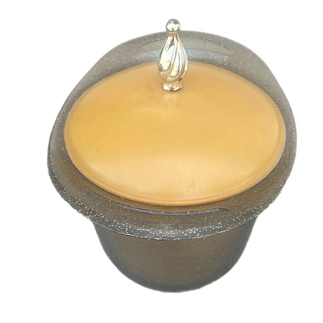 1960’s Gold Glitter Ice Bucket For Sale - Image 4 of 4