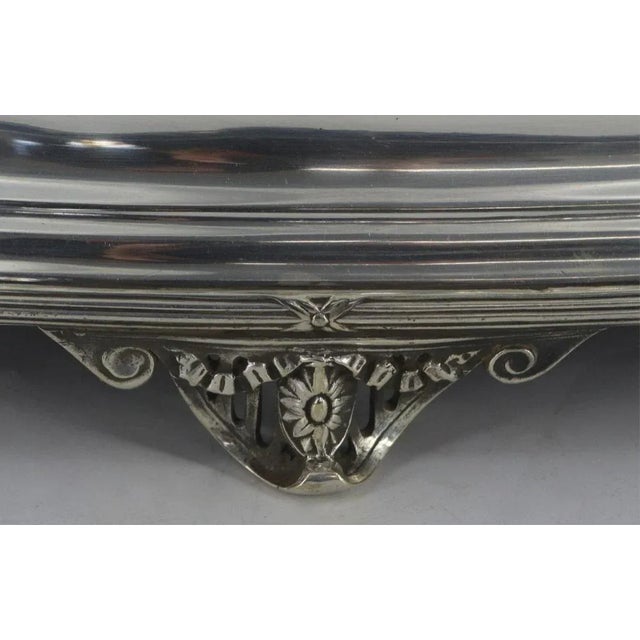 Elkington Silverplate and Glass Centerpiece - 4 Pieces For Sale In New York - Image 6 of 11