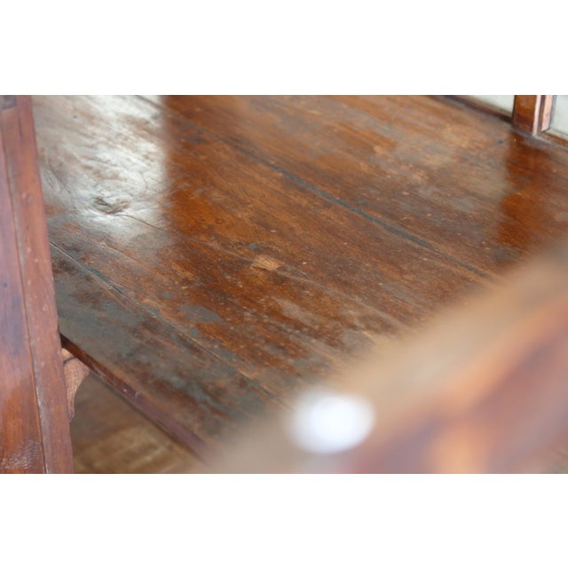 1950s Indonesian Solid Burmese Teak Store Display Cabinet Bar For Sale - Image 12 of 12