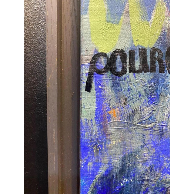 2000 - 2009 Angelo, Pourquoi Partir Puisque Je t'Aime, Painting on Canvas, 2001 For Sale - Image 5 of 8