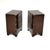 Military Campaign Bedside Chests, 1930, Set of 2 For Sale - Image 3 of 11
