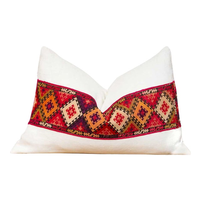 Noor Antique Lakai Tribe Linen Pillow For Sale