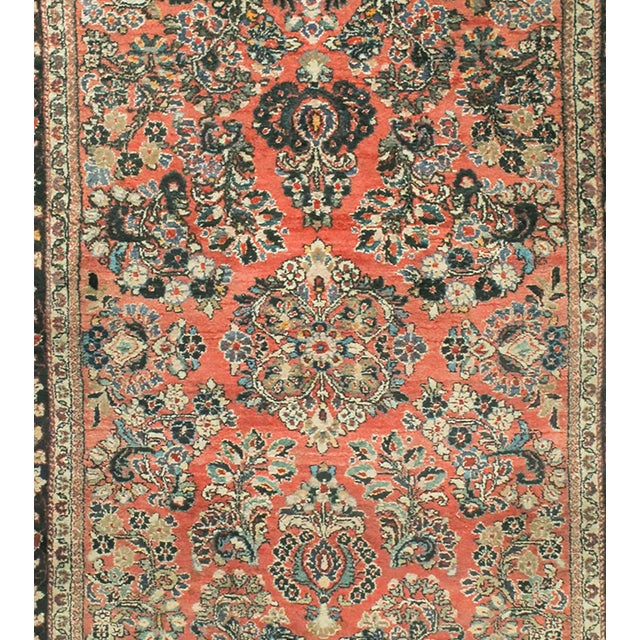 Traditional Vintage Circa 1940 Sarouk Area Rug 3ft 3in X 4ft 11in For Sale - Image 3 of 7
