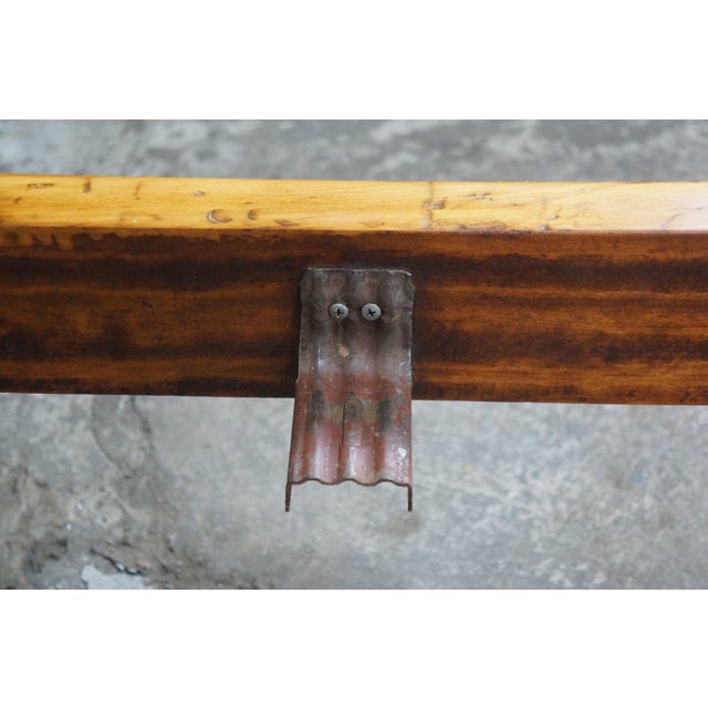 2 Vintage Early American Colonial Style Solid Maple Twin Cannonball Poster Beds For Sale - Image 17 of 18