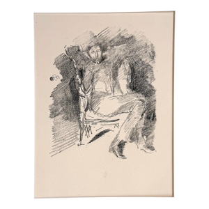 James Abbott McNeill Whistler: Firelight: Joseph Pennell, No.1