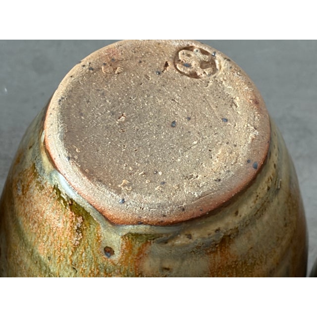 1970s Pyrite Stoneware Cup Set by Gustave Tiffoche, France, 1970s, Set of 6 For Sale - Image 5 of 18