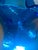 Vintage Morgantown Glass #9844 Swirl Blue Brutalist Art Glass Pitcher - 11” For Sale In Sacramento - Image 6 of 12