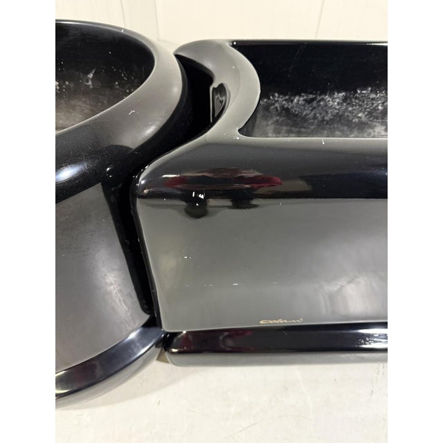 Black Room Dividing Planters from Luigi Colani, 1970s, Set of 3 For Sale - Image 10 of 18