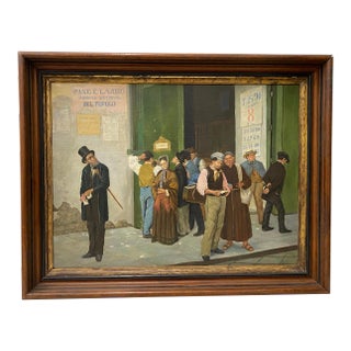 Late 19th Century Italian School Oil Painting For Sale