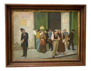 Late 19th Century Italian School Oil Painting