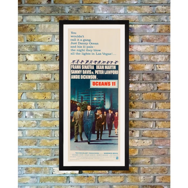 Postmodern "Ocean's 11" Original Vintage U.S. Insert Movie Poster, 1960 For Sale - Image 3 of 4