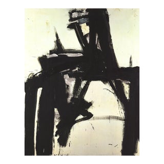 1997 Franz Kline 'Untitled (no text)' Abstract Expressionist Black & White Germany Offset Lithograph For Sale