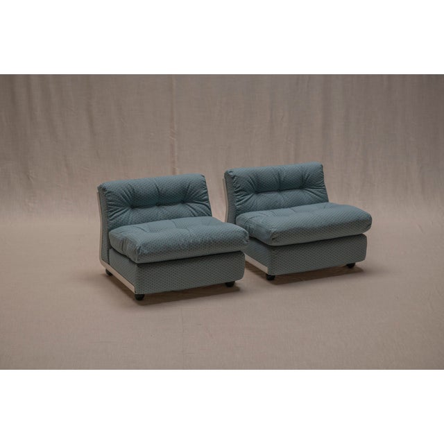 Amanta Lounge Chairs by Mario Bellini for B&B Italia, 1970, Set of 2 For Sale - Image 3 of 18