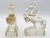 1930s Circa 1930-40s Art Deco-Art Modern Pair of Rearing Horse Glass Bookends For Sale - Image 5 of 8